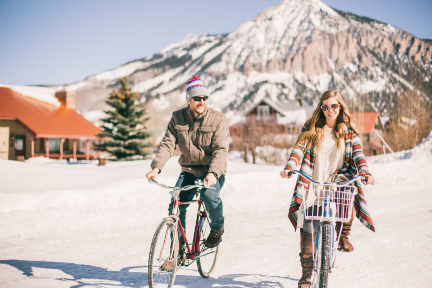 006 Julie Matt Crested Butte Engagement Winter Snow Outdoors Fun Local spots Paradise