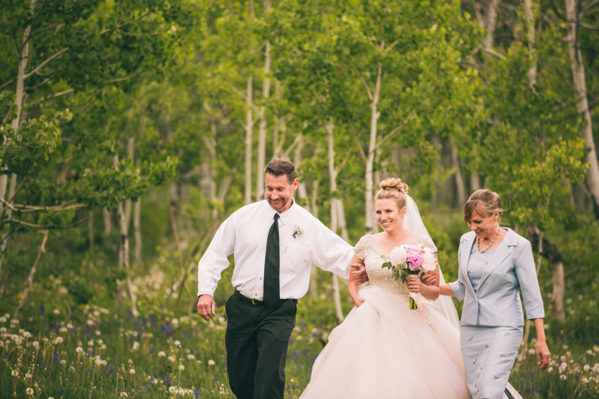 025_Crested Butte Wedding Photographer Secret Stash Woods Walk Ceremony Jamie Blue Bird Events Boho Epic Stars