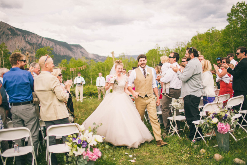 032_Crested Butte Wedding Photographer Secret Stash Woods Walk Ceremony Jamie Blue Bird Events Boho Epic Stars