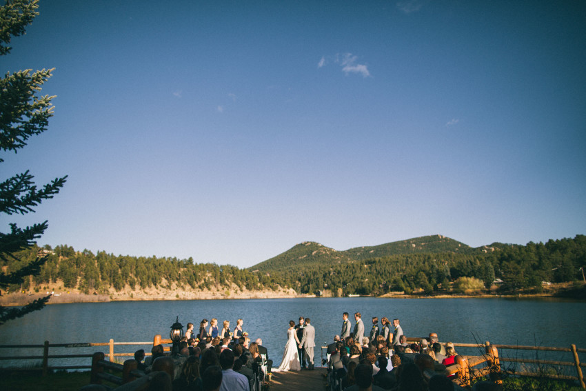 045 Evergreen Lake House Wedding Photographer ceremony