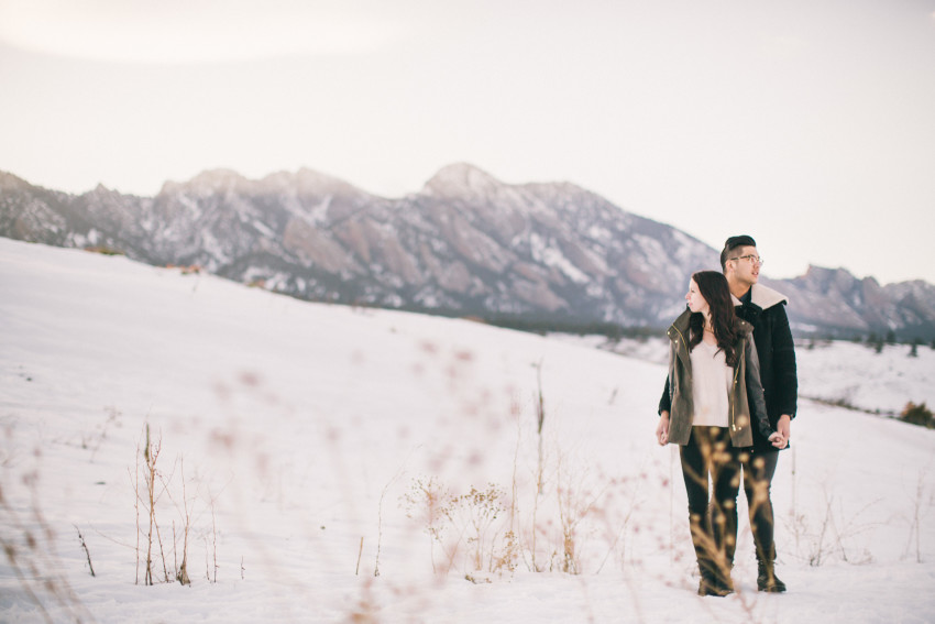 Dana Jhun Engagement Continental Divide Adventure Snow Winter-007