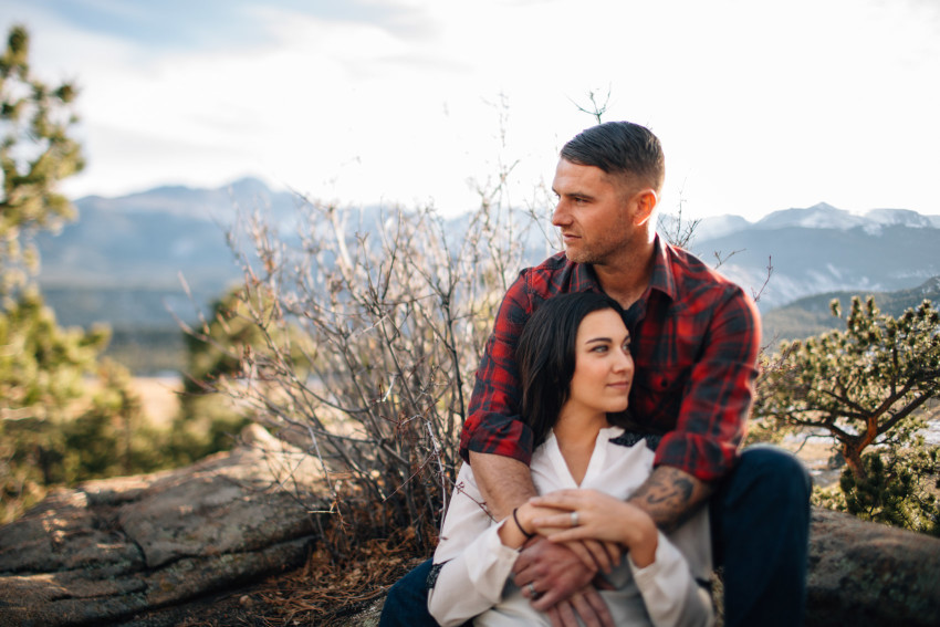 Katie Nick Anniversary RMNP Rocky Mountain National Park Estes Park Wedding Photographer Outdoor Adventure Session-004