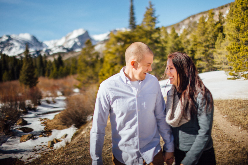 Kayla Jeremy Engagement Adventure RMNP Rocky Mountain National Park Estes Park Outdoor-001