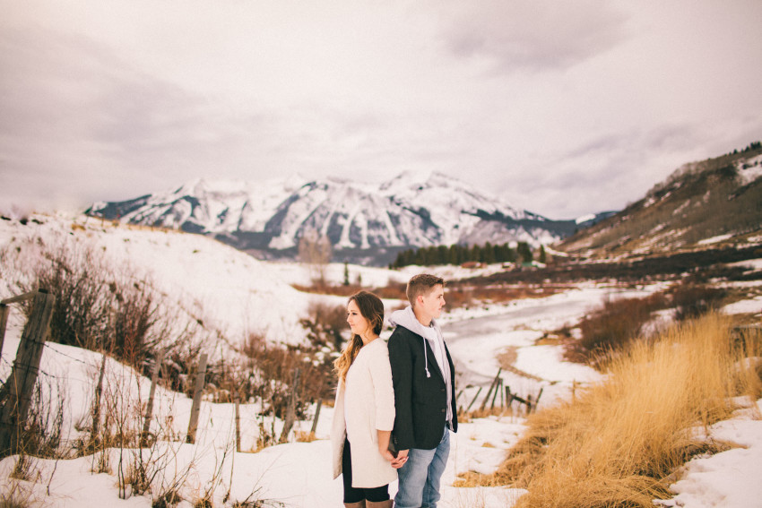 Kolby Dillon Crested Butte Outdoor Mountain Engagement Adventure Winter-002