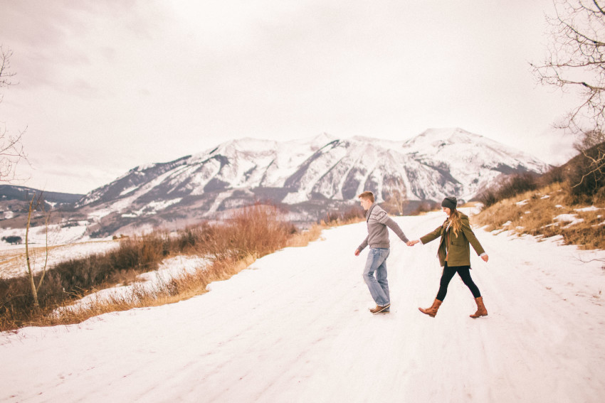 Kolby Dillon Crested Butte Outdoor Mountain Engagement Adventure Winter-005