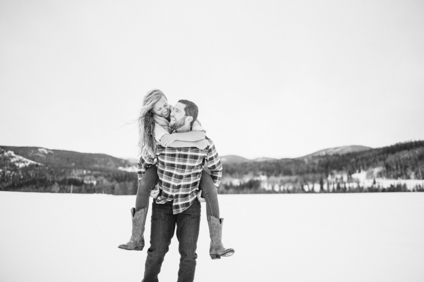 Kori Dan Engagement Steamboat Springs Vista Verde Ranch Horses Barn Snow Winter-013