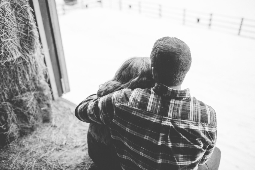 Kori Dan Engagement Steamboat Springs Vista Verde Ranch Horses Barn Snow Winter-017