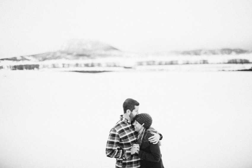 Kori Dan Engagement Steamboat Springs Vista Verde Ranch Horses Barn Snow Winter-019