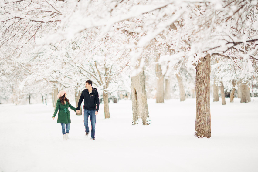 Nikki Chris Snow Engagement Adventure City Park West Denver Blizzard-002