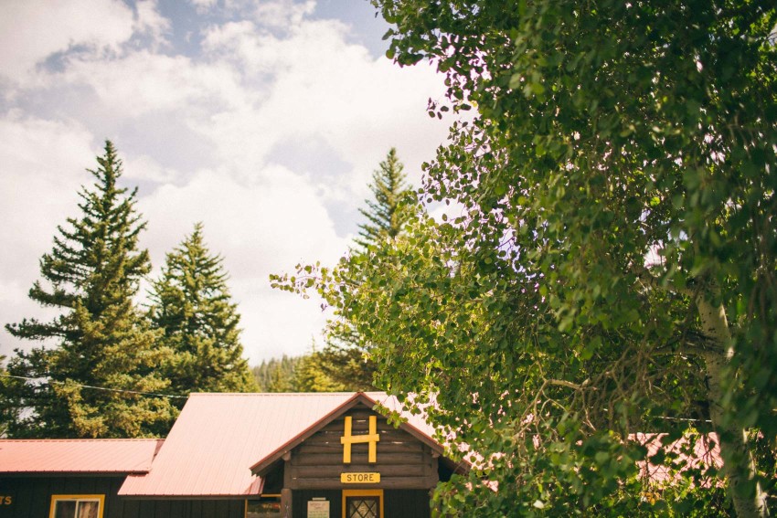 003 Crested Butte CO Harmel Country Dude Ranch Bonez Fun Laid-back Live Music Reception Mt Crested Butte Beautiful Ceremony In Woods Lauren Matt