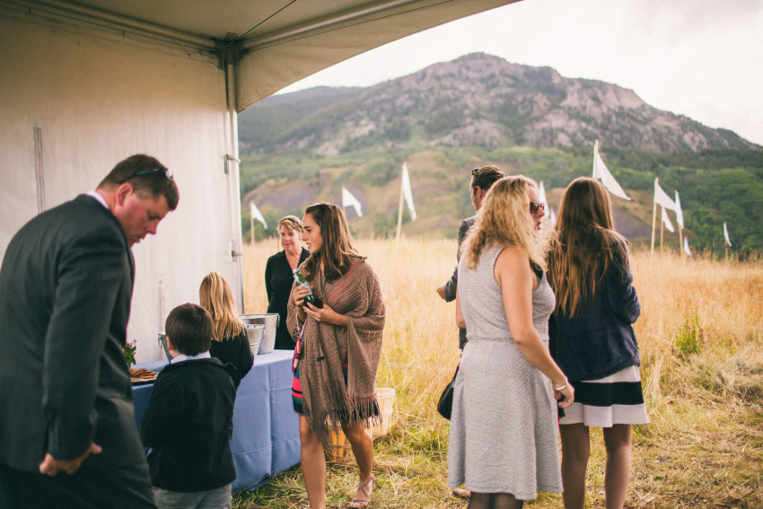 024 Crested Butte CO Private Ranch Wedding Local Foodie Stormy Rain Unique Initimate Burning of Sage Ceremony Barn Live Band Marquee Lights Stars Night Sky