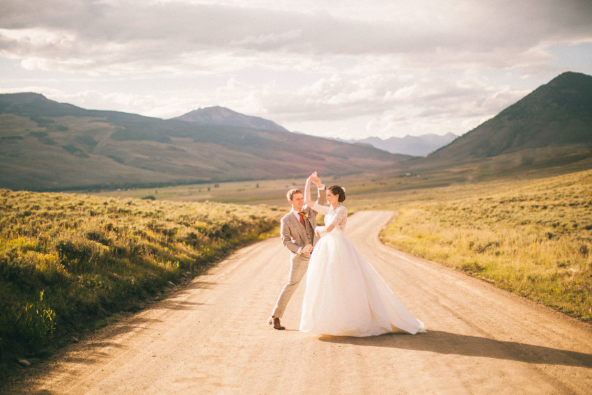 034 Crested Butte CO Harmel Country Dude Ranch Bonez Fun Laid-back Live Music Reception Mt Crested Butte Beautiful Ceremony In Woods Lauren Matt