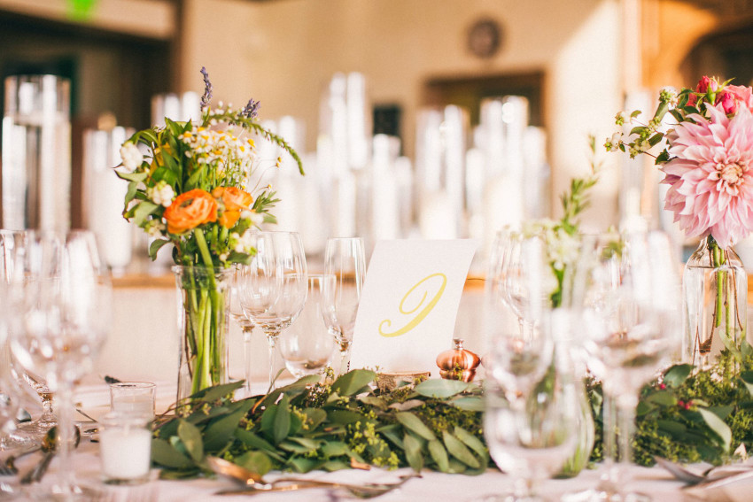 041 Aspen CO Mountain Top Luxury Wedding Reception Site Little Nell Table Setting