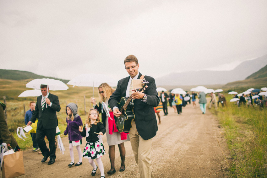 060 Crested Butte CO Private Ranch Wedding Local Foodie Stormy Rain Unique Initimate Burning of Sage Ceremony Barn Live Band Marquee Lights Stars Night Sky