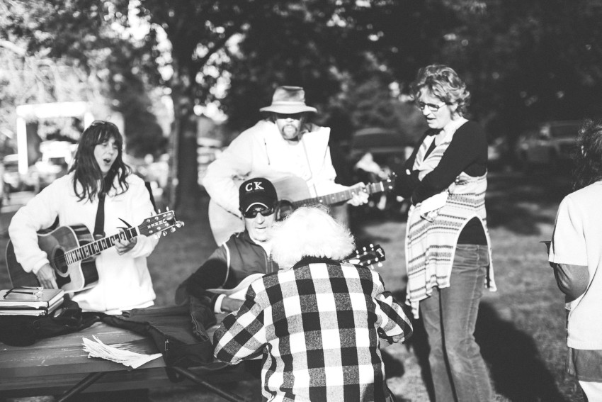 090 Mukwonago Milwaukee WI Barn DIY Laid-back Country Horses Tractor Picnic Summer Fun Christian Thursday Weekday Hay Bales Danny Andrea