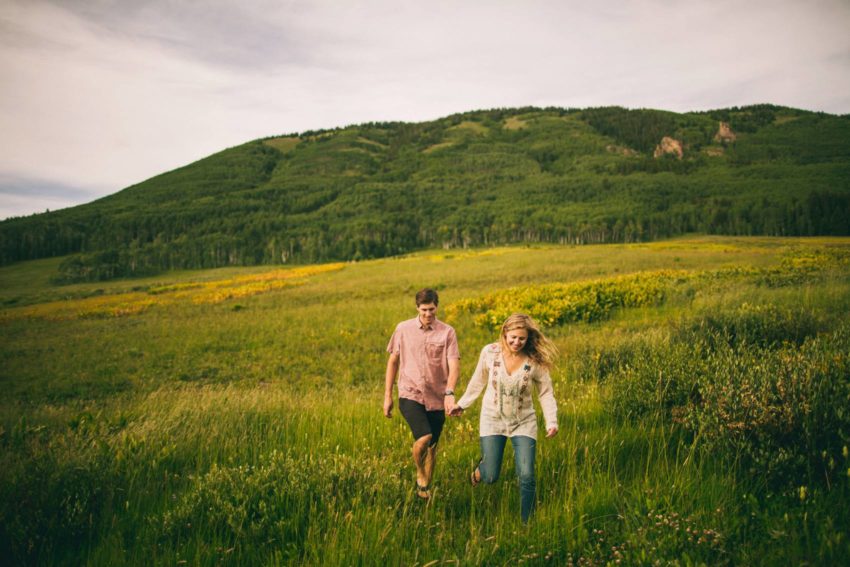 005 Crested Butte Wildflower Adventure Engagement Shoot Washington Gulch Jenna Drew