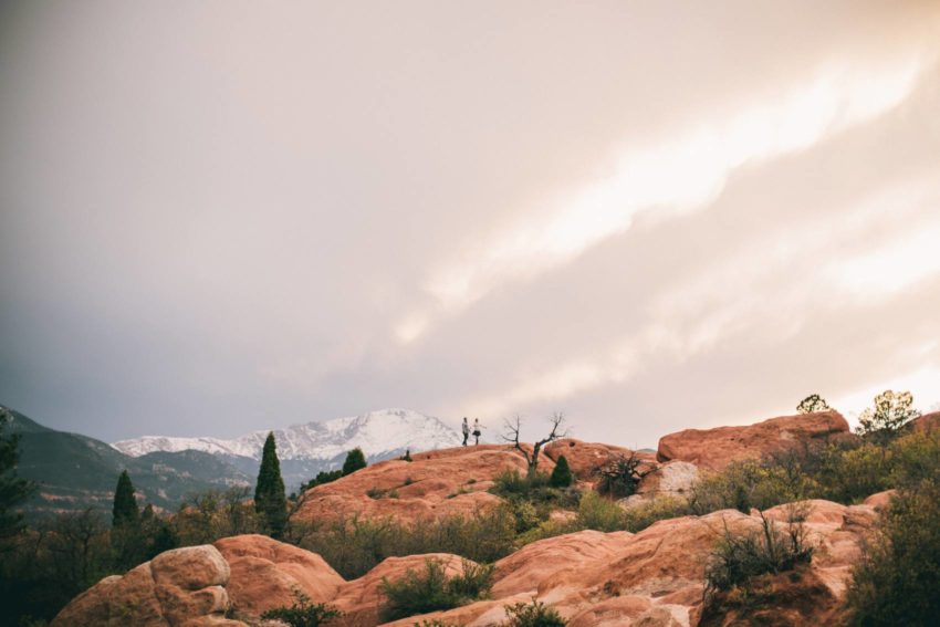 005 Garden of the Gods Adventure Engagement Session Denise Levi