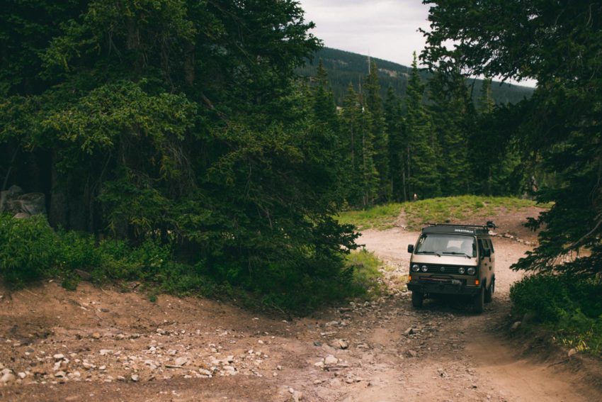 019 Crested Butte Elopement Waterfall Krsitin Phil Westfalia Off Road Adventure