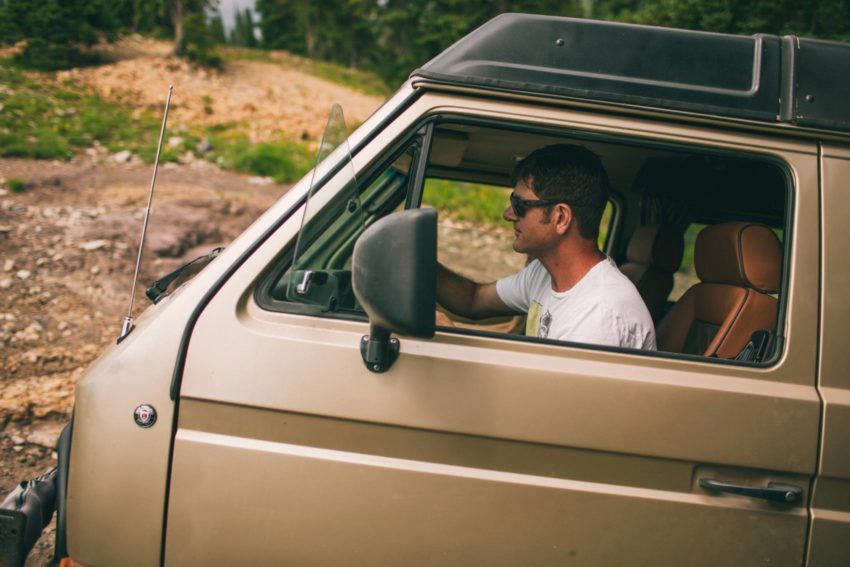 020 Crested Butte Elopement Waterfall Krsitin Phil Westfalia Off Road Adventure