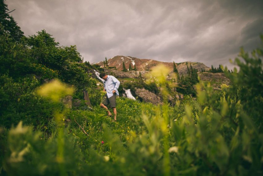 028 Crested Butte Elopement Waterfall Krsitin Phil Westfalia Off Road Adventure