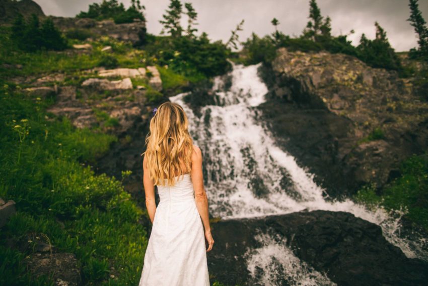 032 Crested Butte Elopement Waterfall Krsitin Phil Westfalia Off Road Adventure