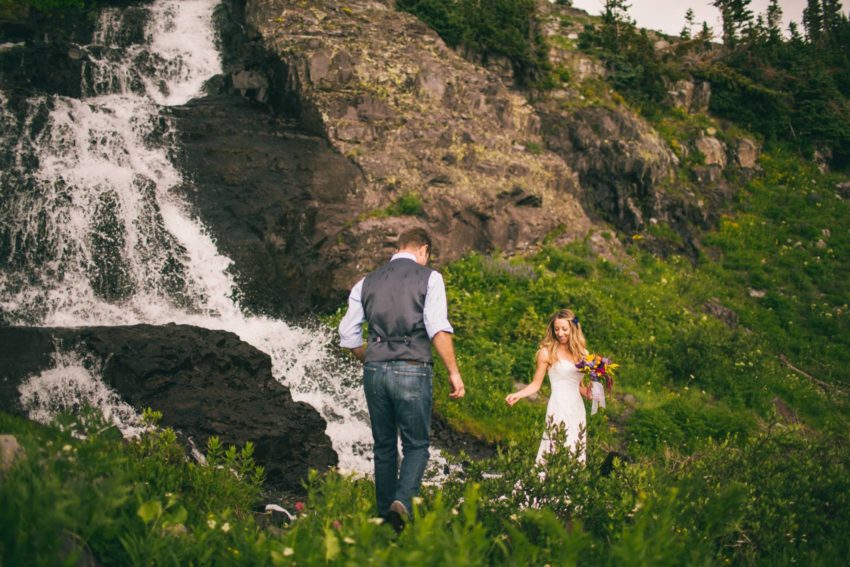 035 Crested Butte Elopement Waterfall Krsitin Phil Westfalia Off Road Adventure