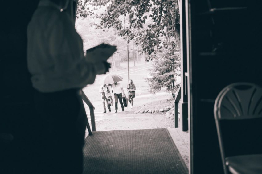 054 Minocqua Wisconsin Northwoods Rainy Wedding Kat Jared Clearwater Camp for Girls