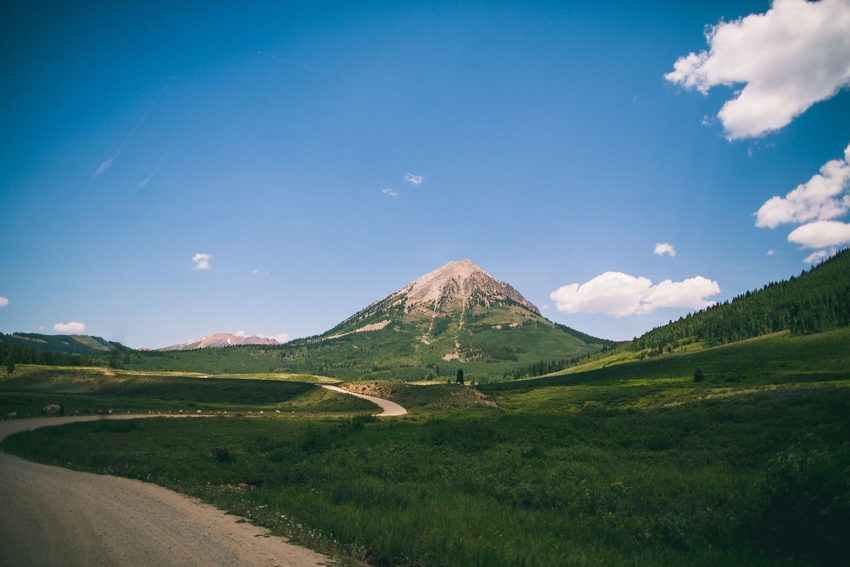 first look washington gulch crested butte wedding