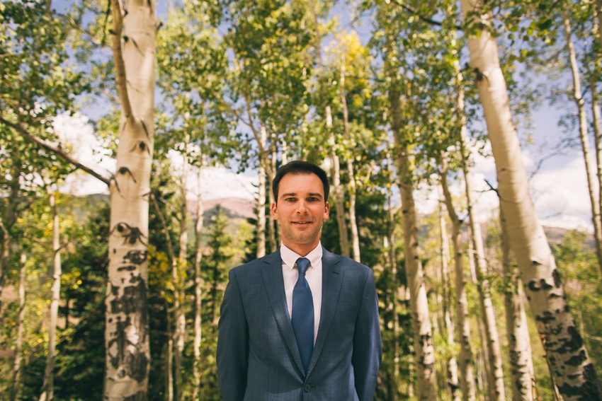 Groom First Look Crested Butte