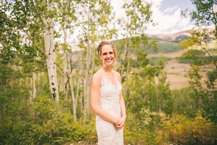 Bride First Look Crested Butte