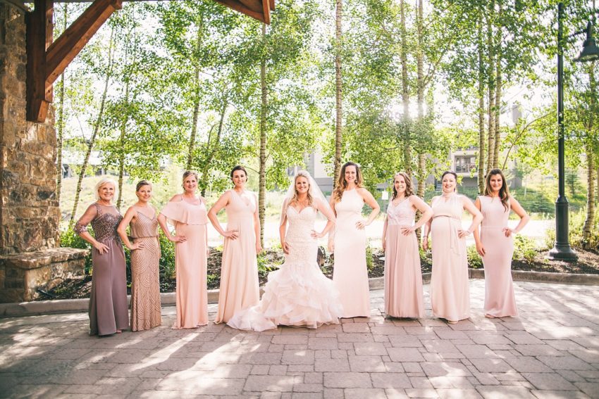 Bridesmaids at Crested Butte