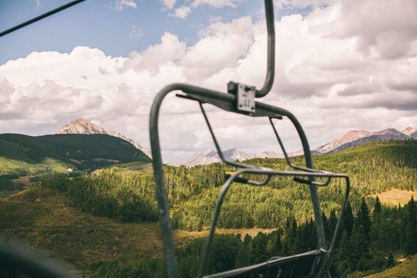 Red lady express crested butte summer fall