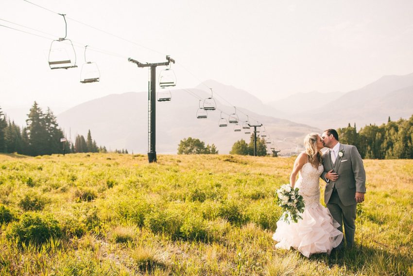 Beautiful Epic Bride Groom Portraits Mountain Ten Peaks Crested Butte