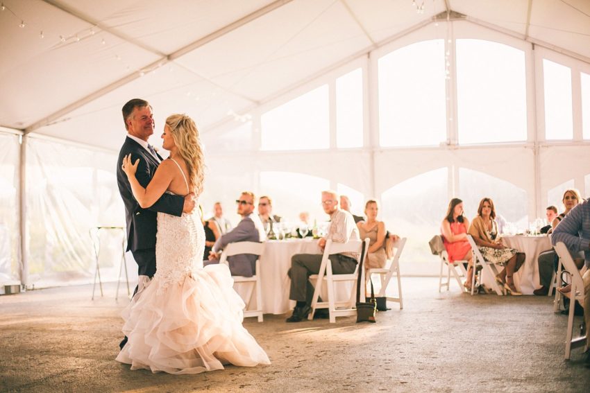 Father daughter dance Ten Peaks Crested Butte