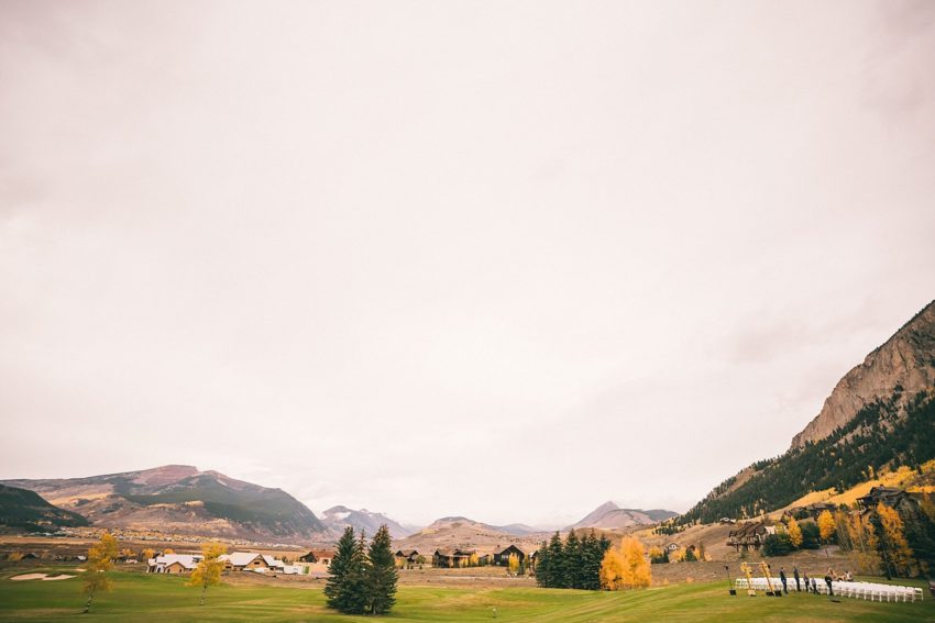 Club of Crested Butte Fall Wedding