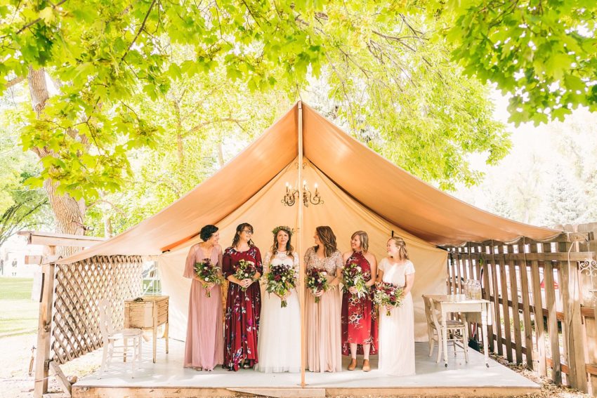 Fun bridal party Getting ready Bridal suite Lyons Colorado River bend