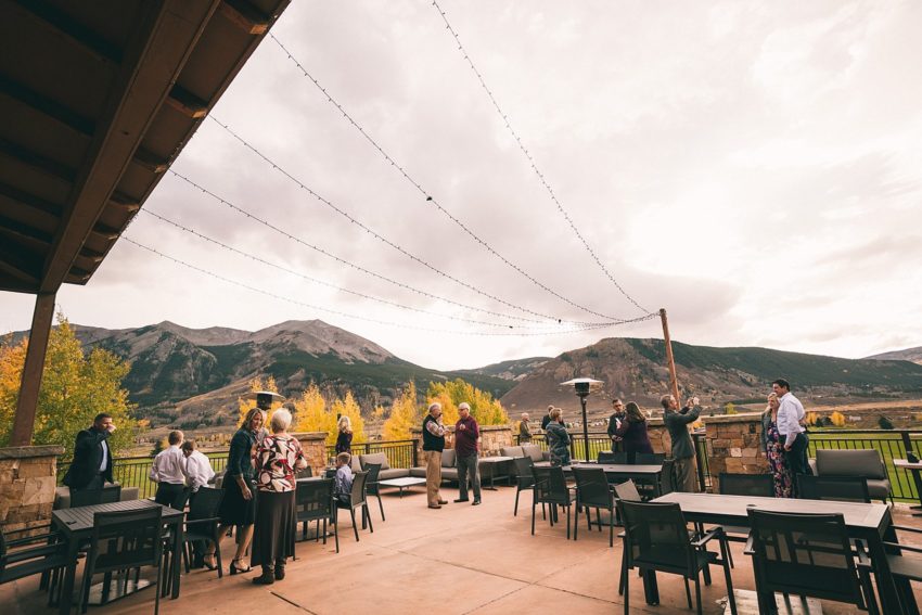 Wedding reception club of crested butte