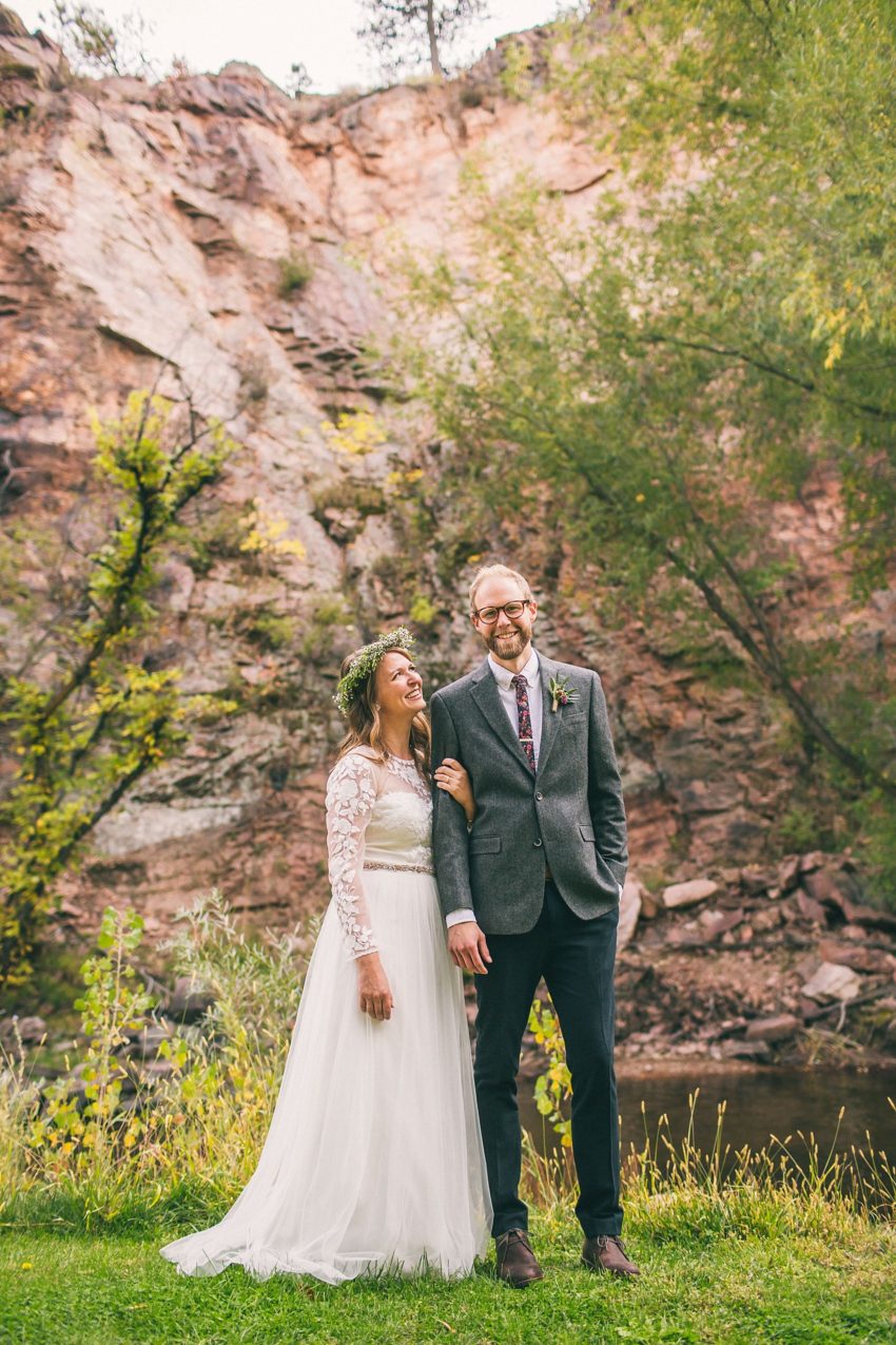 Zack and Naomi first look Couples portrait