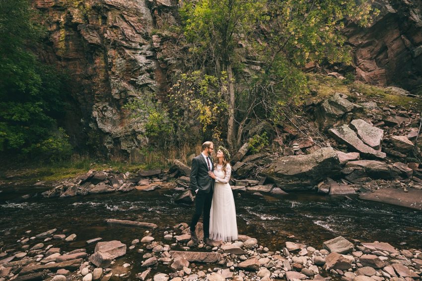 Zack and Naomi first look Couples portrait Down by the river