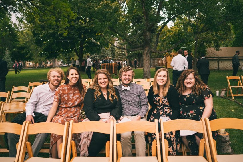 Wedding guest happy to see Zach and Naomi