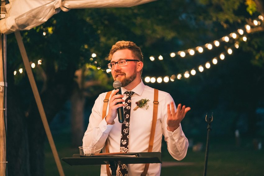 Best man speech wedding reception